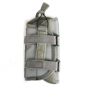 universal holster with bungee retention:grey