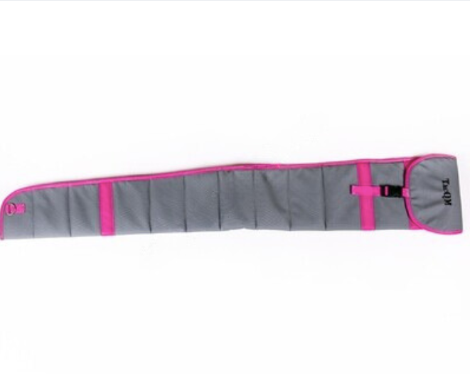 bushveldt rifle/shotgun sleeve grey with pink trim