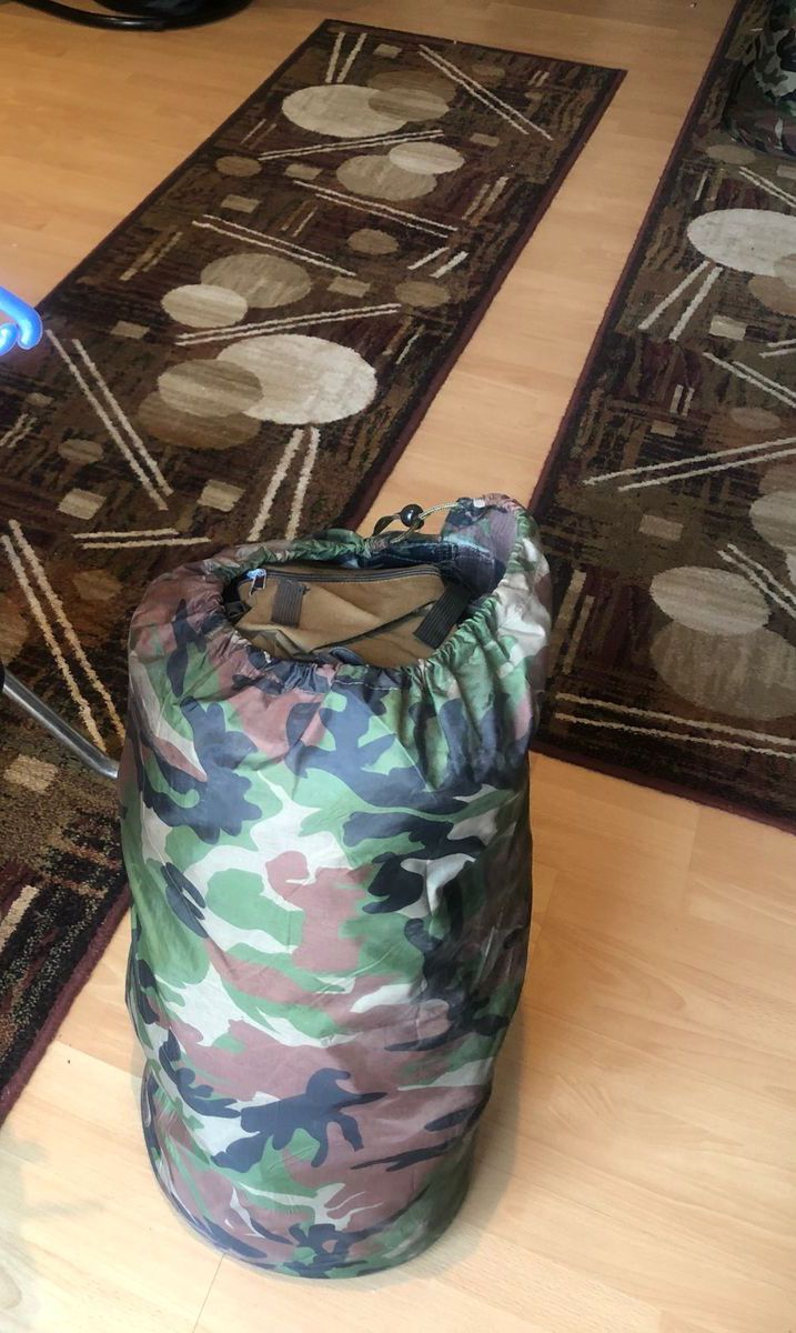 camo sling travel bag