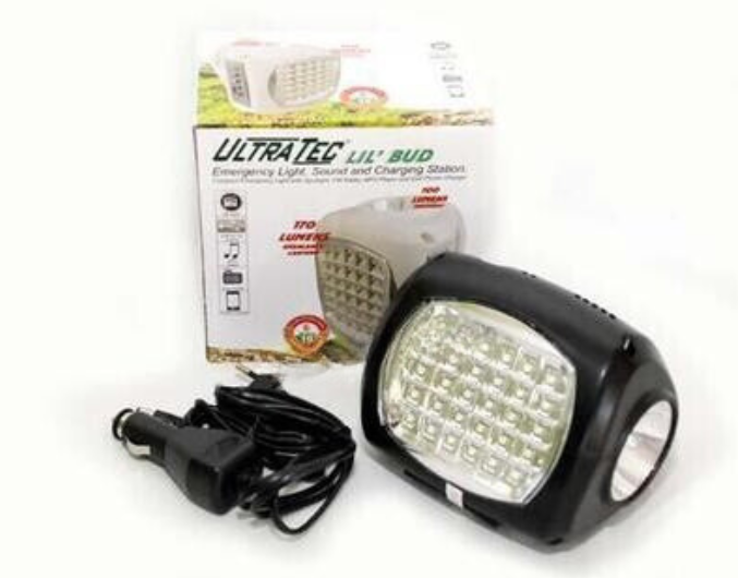 ultratec lil' bud emergency light, sound and charging station