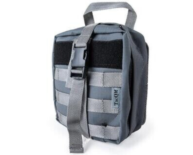 individual first aid kit molle bag grey
