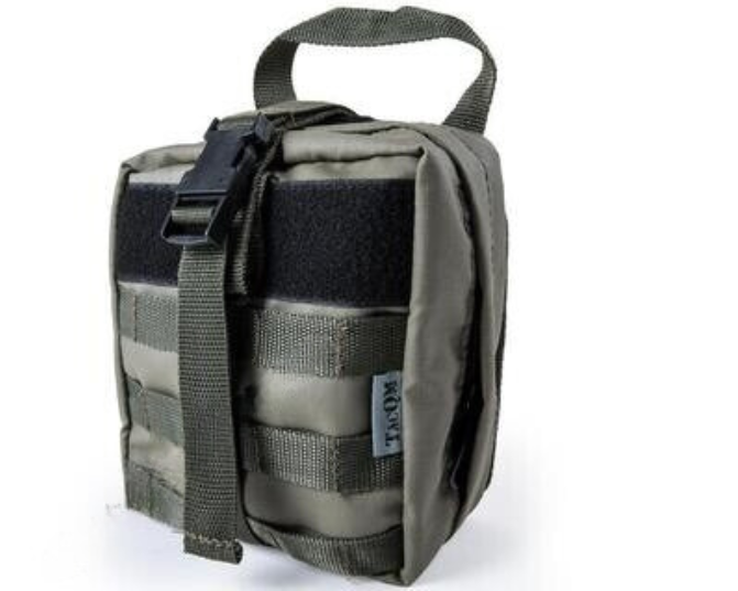 individual first aid kit molle bag green