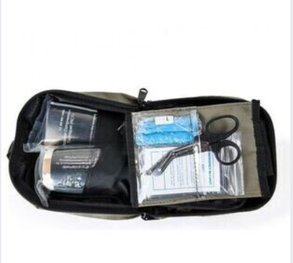 individual first aid kit molle bag green
