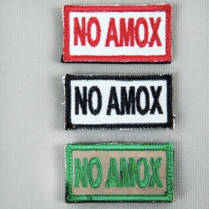 bushveldt medical allergy patches: (set of 3) no amox