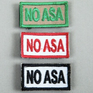 bushveldt medical allergy patches: (set of 3) no asa