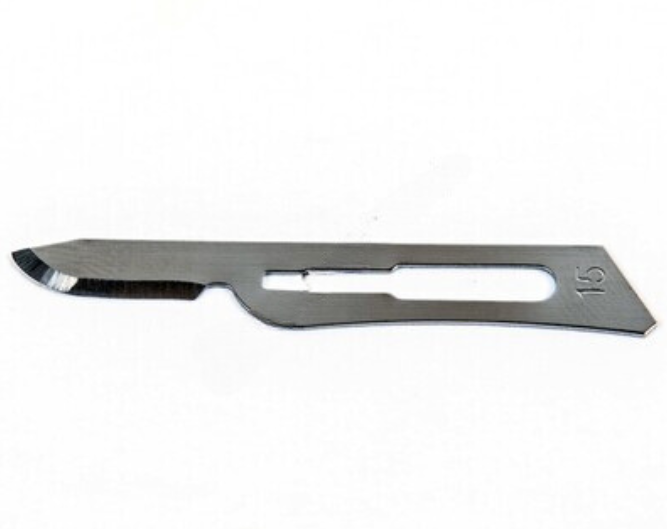 scalpel blades/ surgical blades no 15 (pack of 100)
