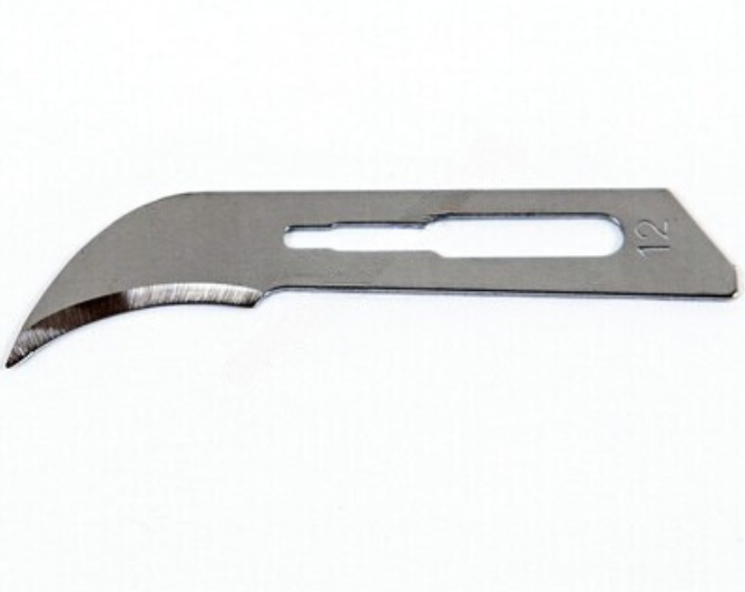 scalpel blades/ surgical blades no 12 (pack of 100)