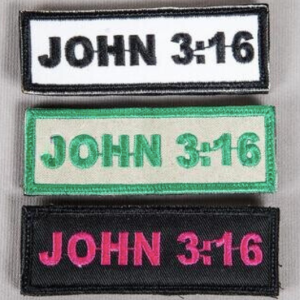 badge john 3:16