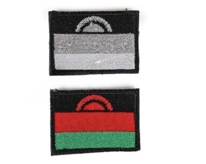 bushveldt badge flags: set of 2 small malawi