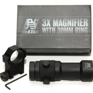 3x magnifier with 30mm ring mount