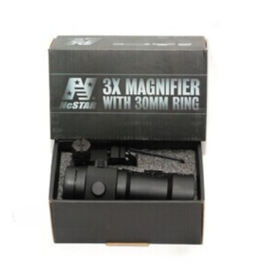 3x magnifier with 30mm ring mount