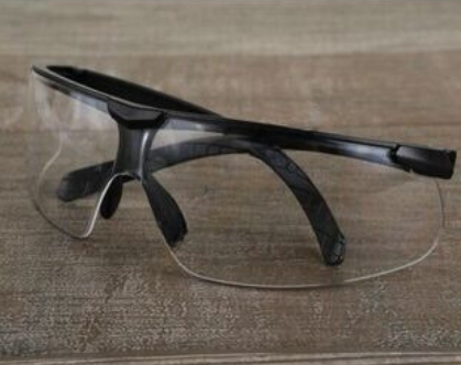 helium 20 eyewear clear af/pc black frame