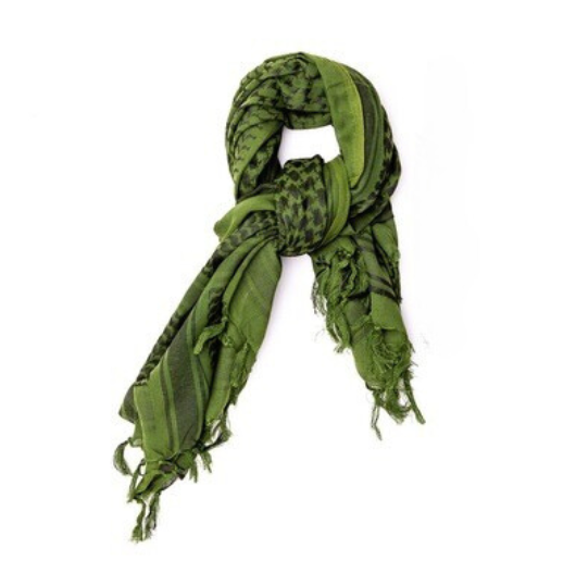 shemagh head scarf: green