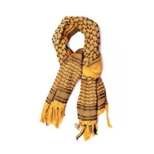 shemagh head scarf: brown