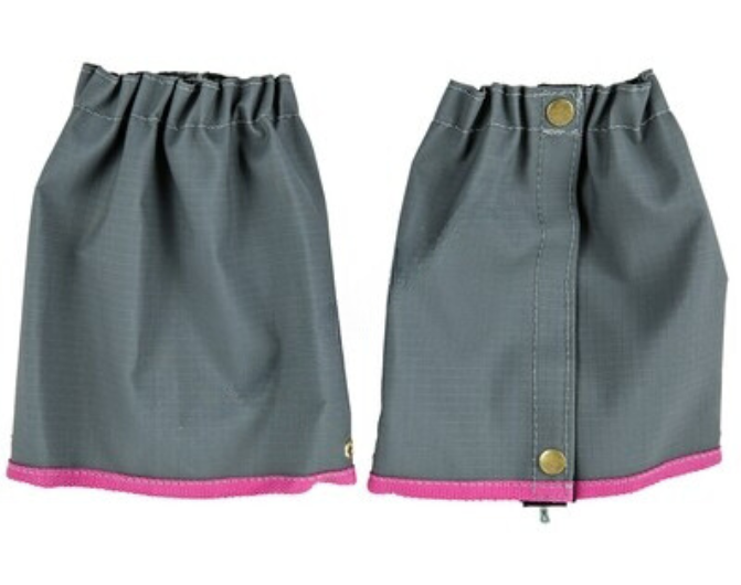 bushveldt ankle gaiters : grey pink