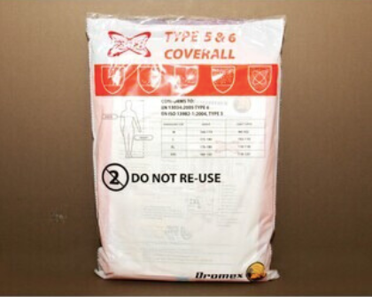 dromex f318 nuclear coverall medium