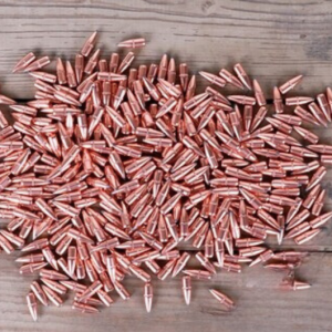 55gr hornady 5.56 soft tip: 100