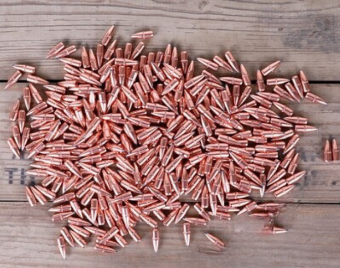 55gr hornady 5.56 soft tip: 100