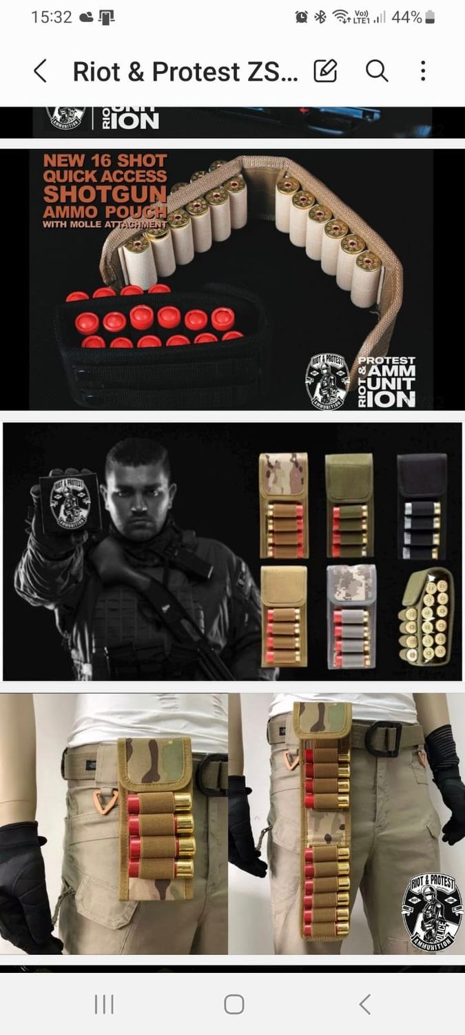 double ball baton rounds less than lethal 12g x25