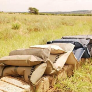 bushveldt x bag rifle rest grey with pink trim