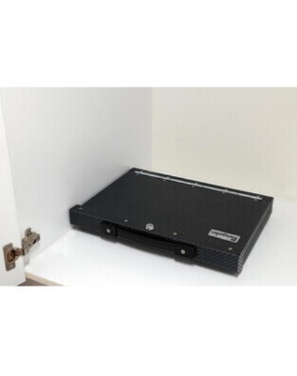 rigidized aluminium safe complete with isofix dock pangolin