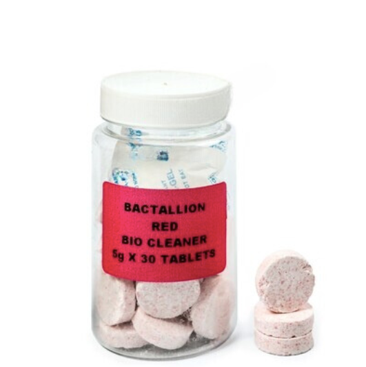 bactallion red tablets 5g (30) bathroom