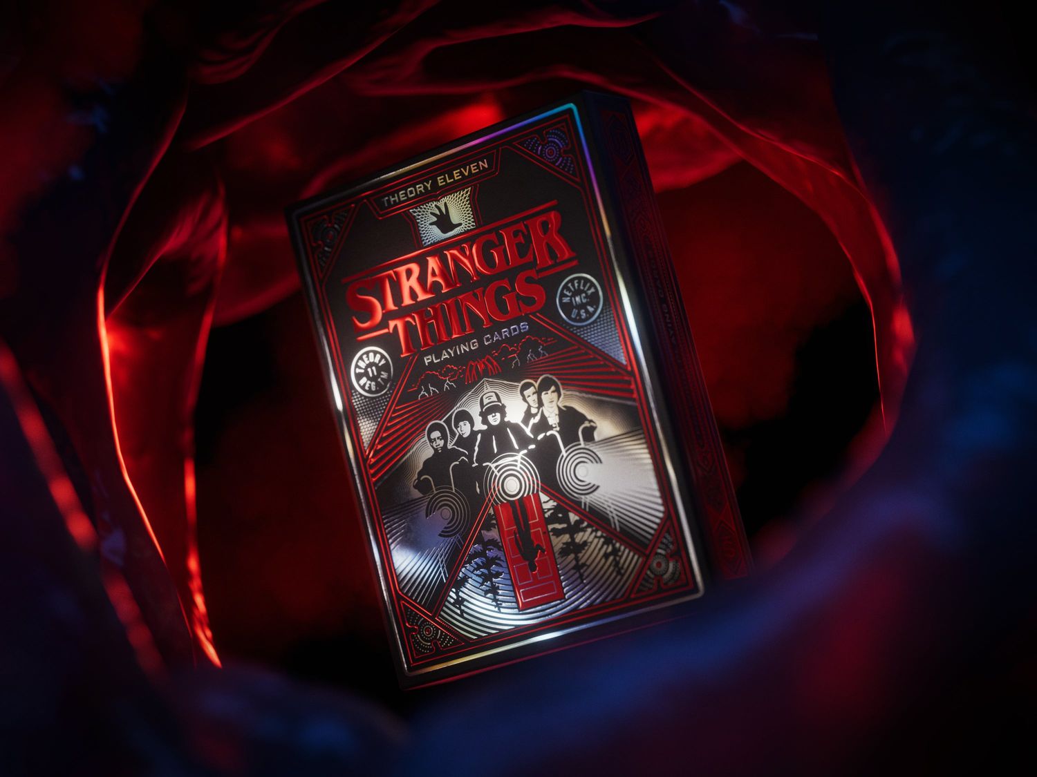 stranger things custom set playing card