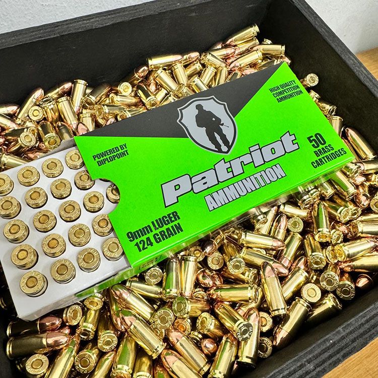 patriot ammo 9mmp 124 gr x50
