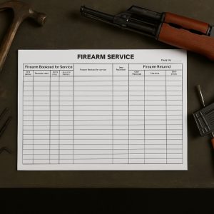 firearm service 200 page a4 register