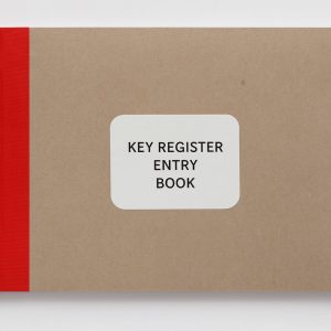 key register entry book 200 pg. a4