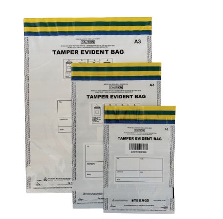 tamper proof evidence bags 250x430mm tc