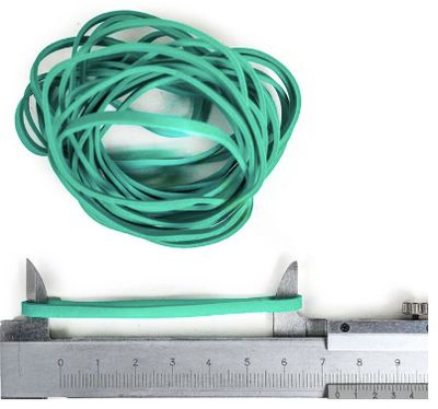 bands of rubbers: assorted colour & size rubber bands