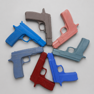 Replica Training Pistol Non Lethal: Plastic