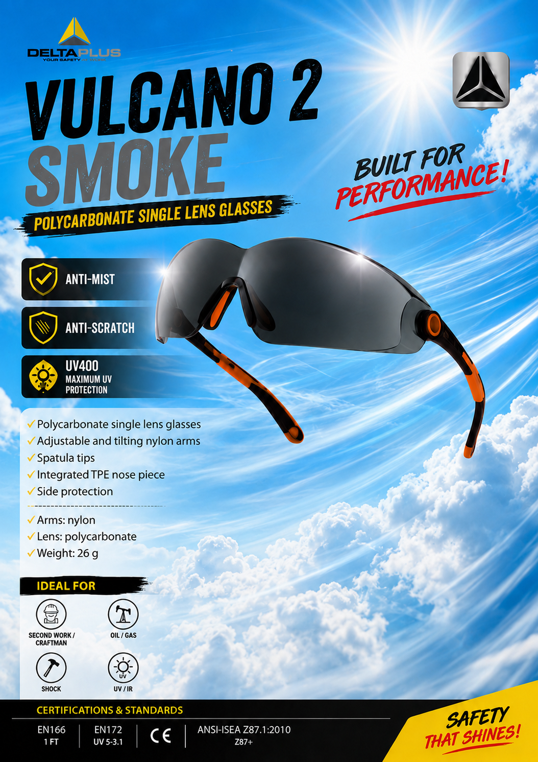 Deltaplus Vulcano2 Smoke Lense - Image 2